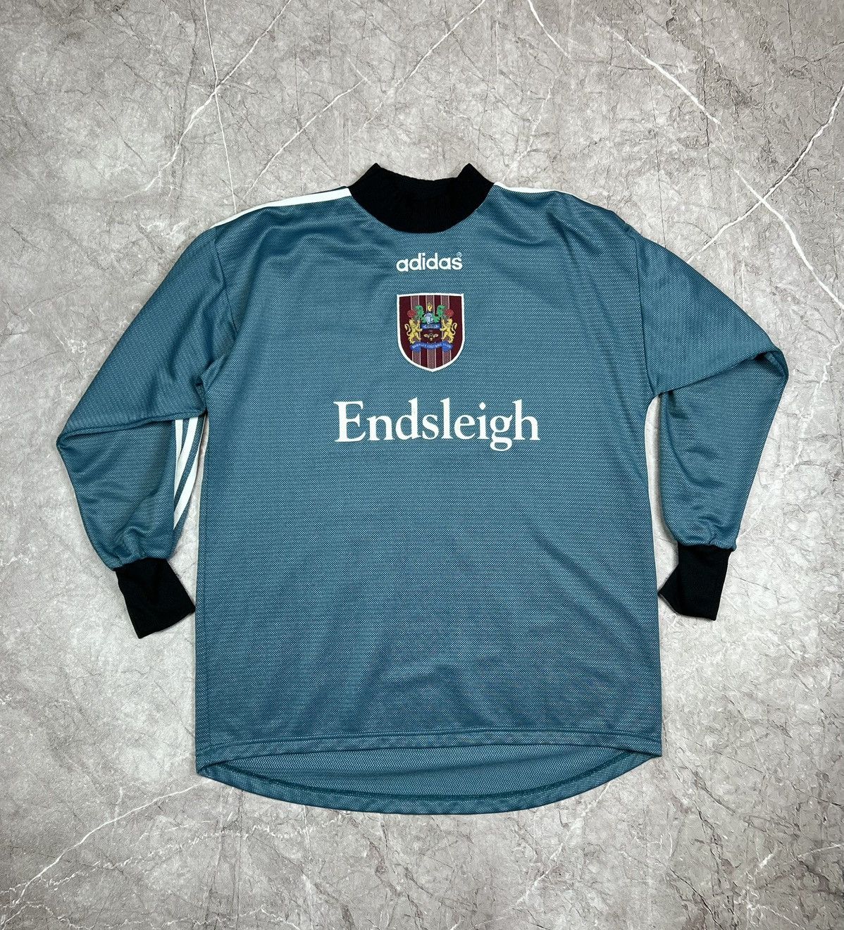 Adidas × Vintage 1997/98 ADIDAS BURNLEY FC GOALKEEPER SOCCER JERSEY SHIRT Size US M / EU 48-50 / 2 - 1 Thumbnail