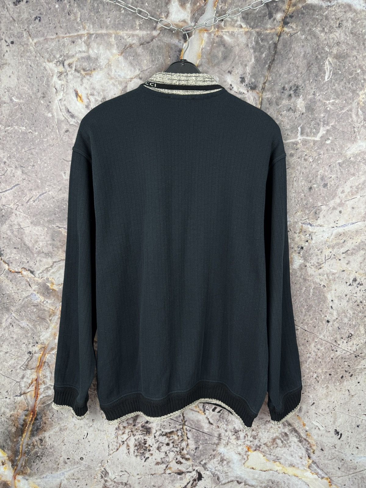 Carlo Colucci Men’s Carlo Colucci Sport Sweater 1/4 Zip Pullover Size XXL Size US XXL / EU 58 / 5 - 12 Thumbnail