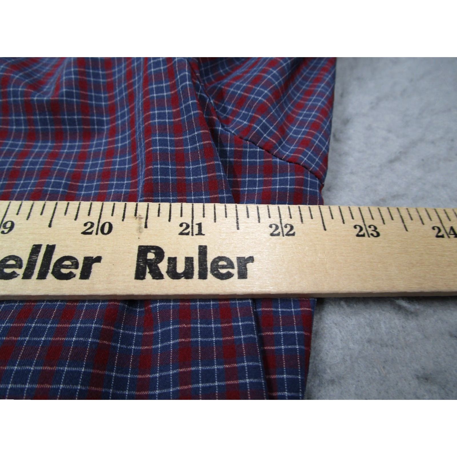 Mizzen+Main Mizzen+Main Shirt Mens XL Trim Red Leeward Check Button-Up Long Sleeve Size US XL / EU 56 / 4 - 6 Thumbnail