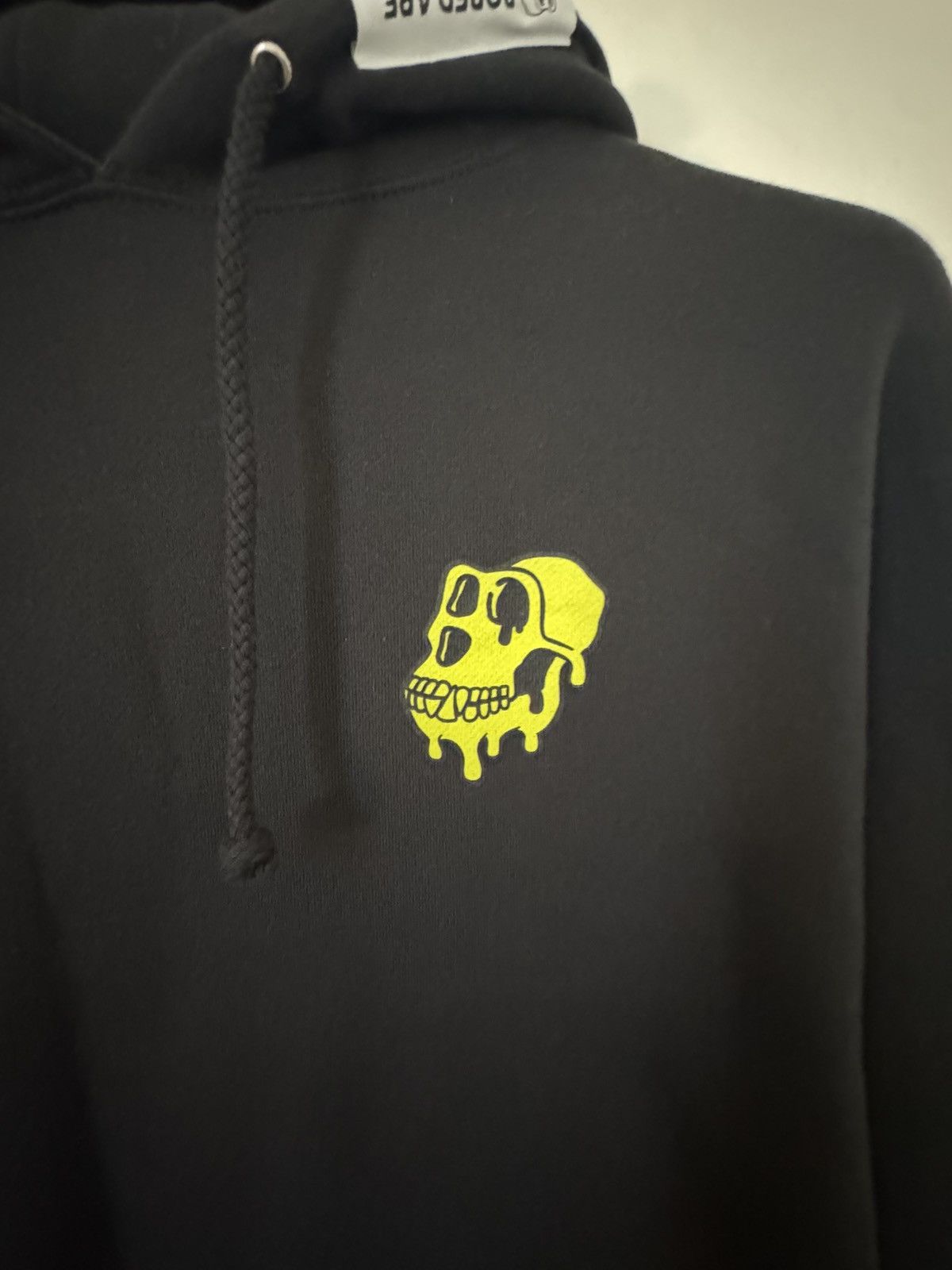 MAYC Mutant Ape Yacht Club Hoodie Black Yellow L