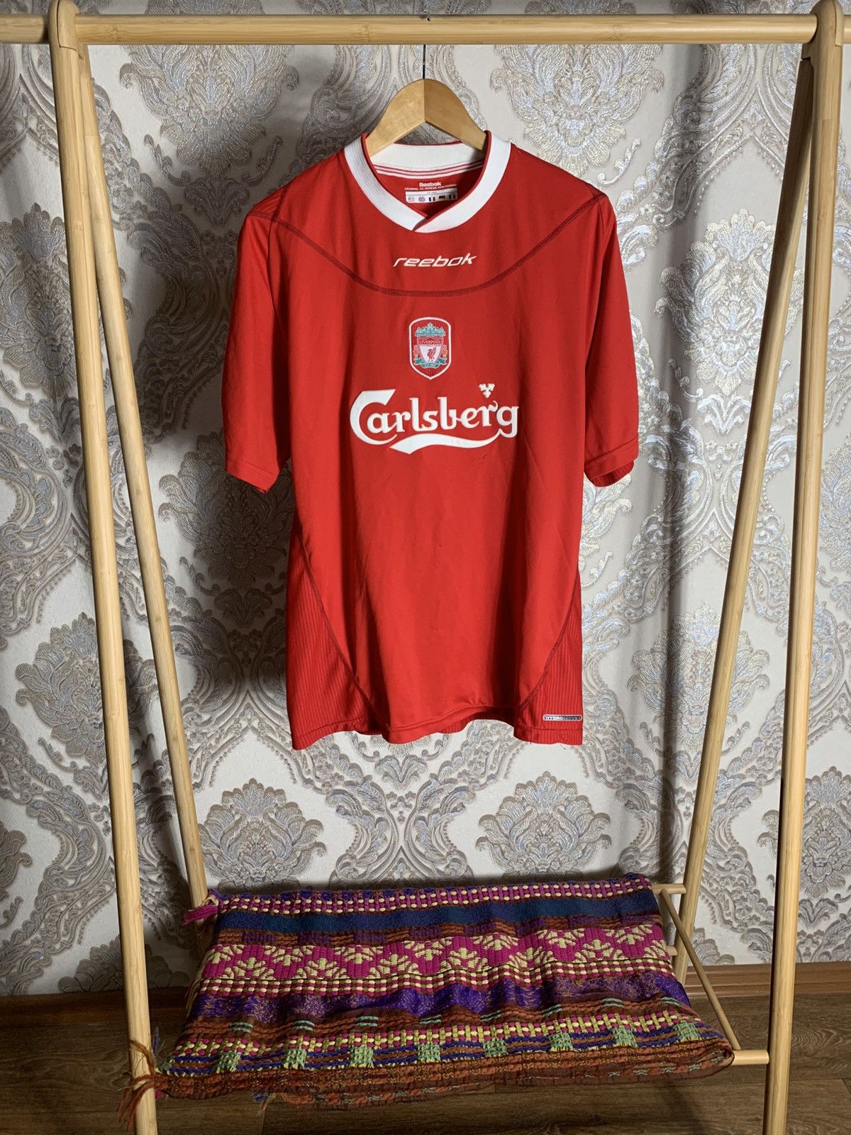Reebok VINTAGE REEBOK FC LIVERPOOL ENGLAND SOCCER JERSEY RETRO 90s Size US XL / EU 56 / 4 - 1 Thumbnail