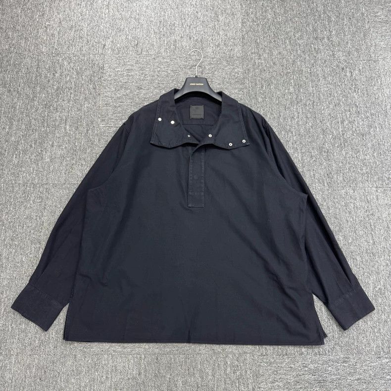 Givenchy Givenchy Button High Neck Shirt - dmc Size US XL / EU 56 / 4 - 1 Thumbnail