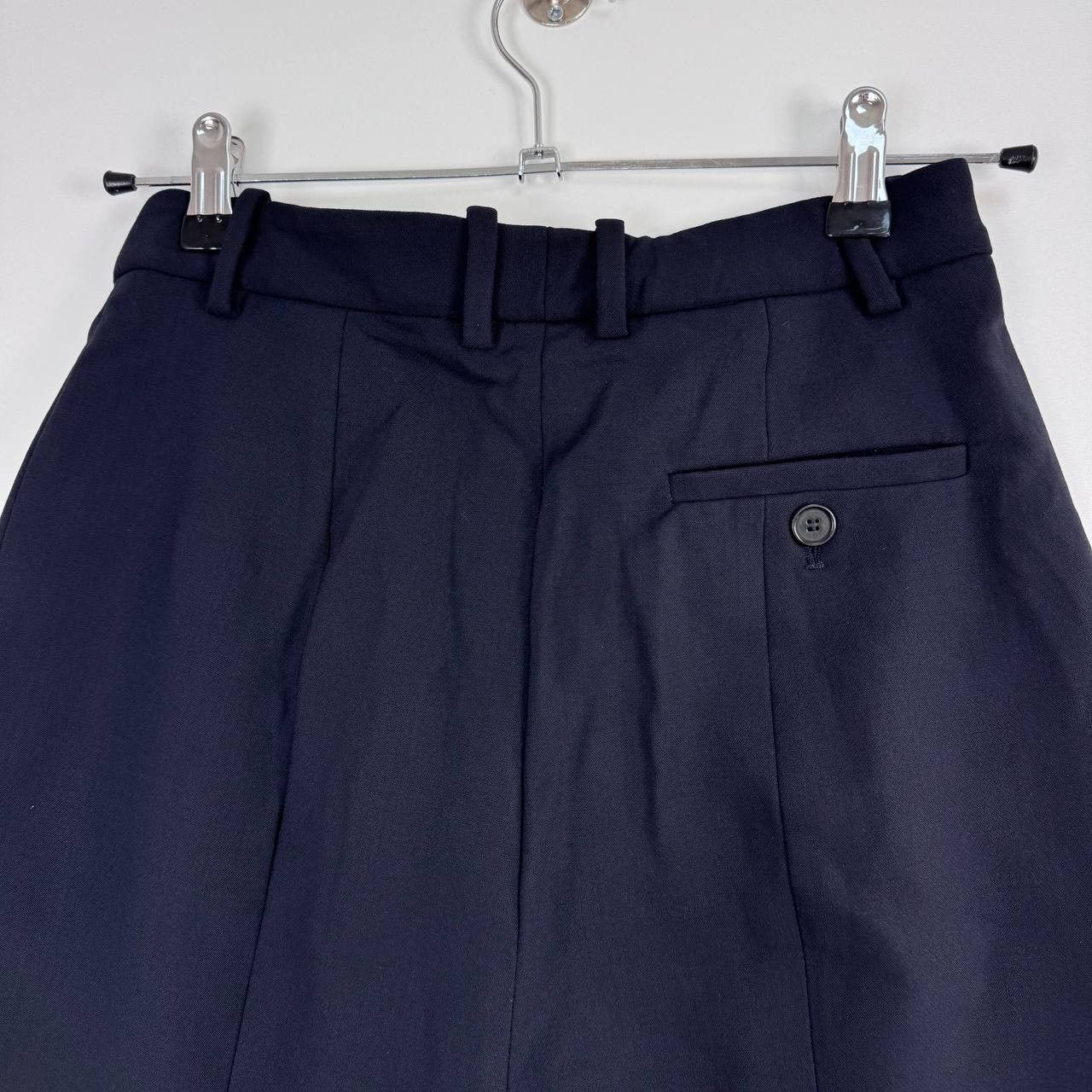 Alexander McQueen Alexander McQueen Women Tailored Trousers Navy Blue Italy 40 Size 27" / US 4 / IT 40 - 7 Thumbnail