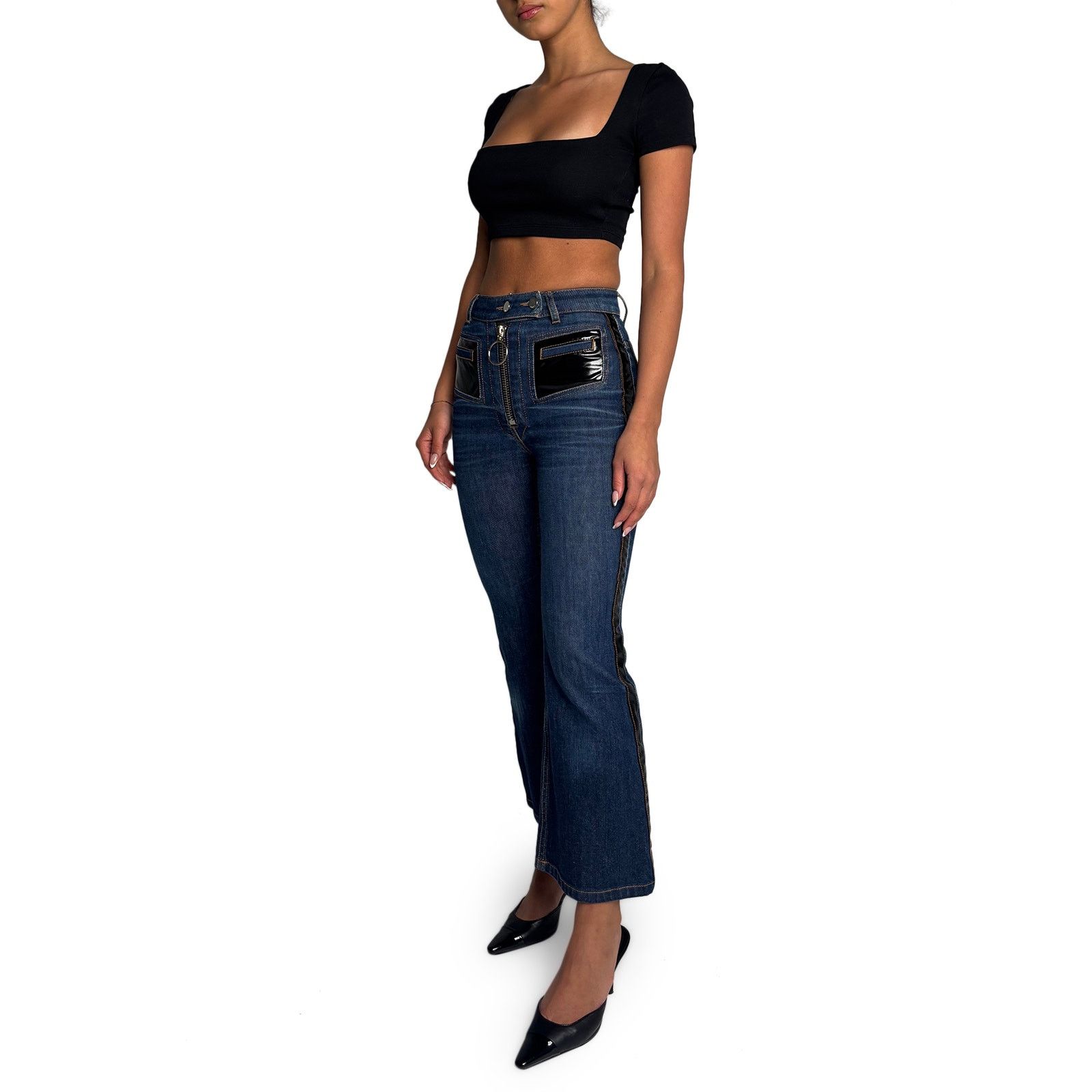 ELLERY Front Zip Jeans Size 25" / US 0 / IT 36 - 5 Thumbnail
