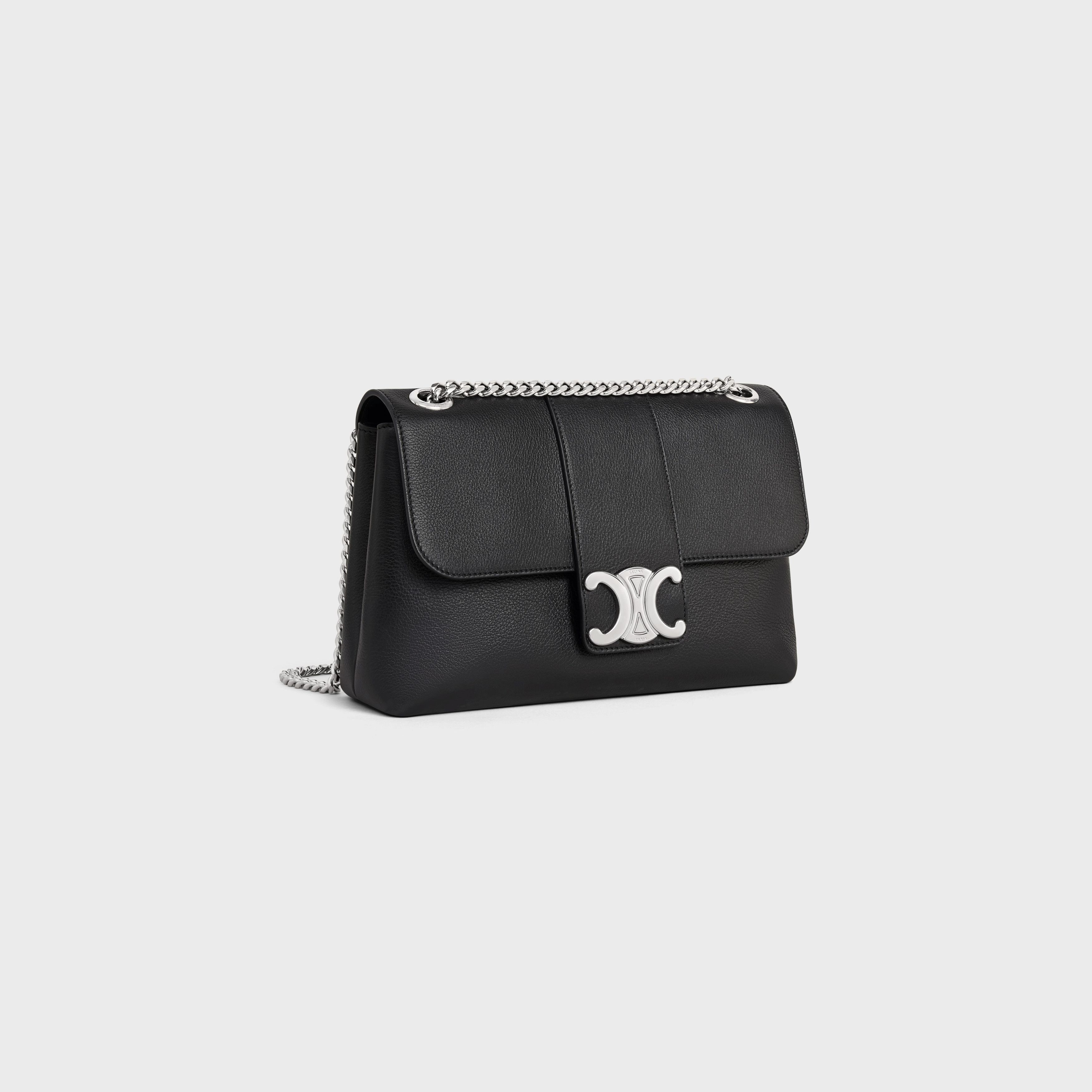 Celine o1w1db10426 Size: OS/Medium Victoire Bag in Black Size ONE SIZE - 2 Thumbnail
