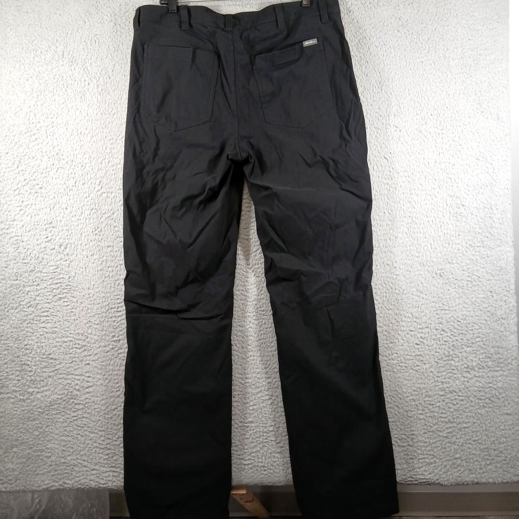 Eddie Bauer Eddie Bauer Men's Fleece Lined Tech Pants Size 36x34 Black Size US 36 / EU 52 - 3 Thumbnail