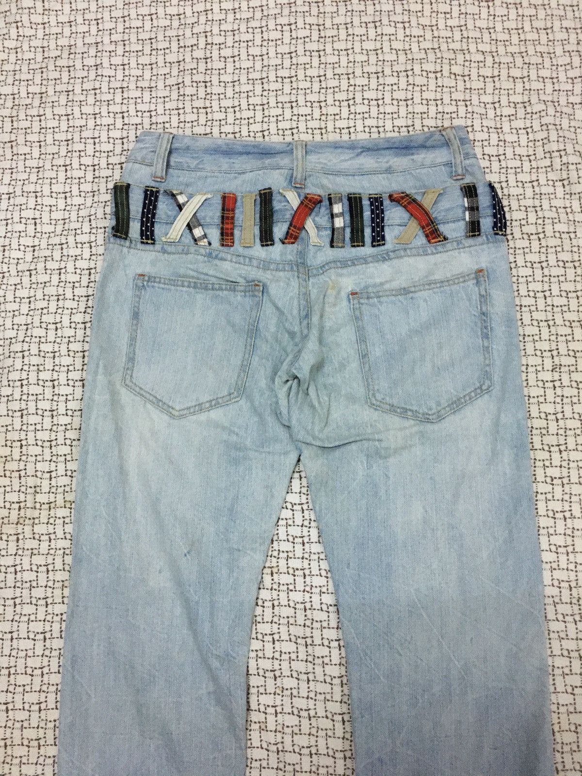 If Six Was Nine × Japanese Brand × Le Grande Bleu (L.G.B.) Clif de Sol Double Waist Nice Jeans (Y01) Size US 32 / EU 48 - 5 Thumbnail
