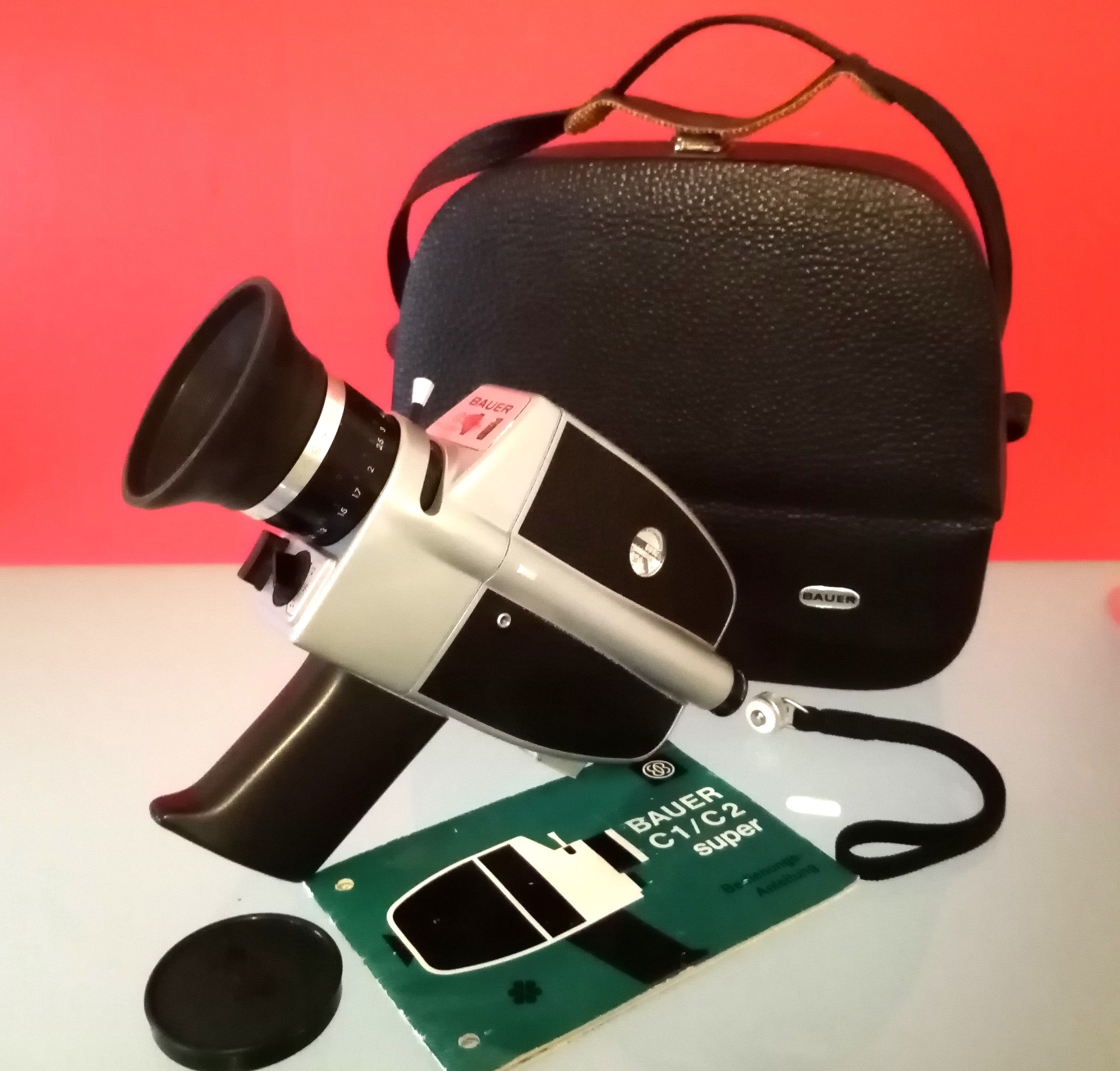 Vintage Vintage Bauer C 1. Super 8 Movie Camera & Original Case / Size ONE SIZE - 8 Thumbnail