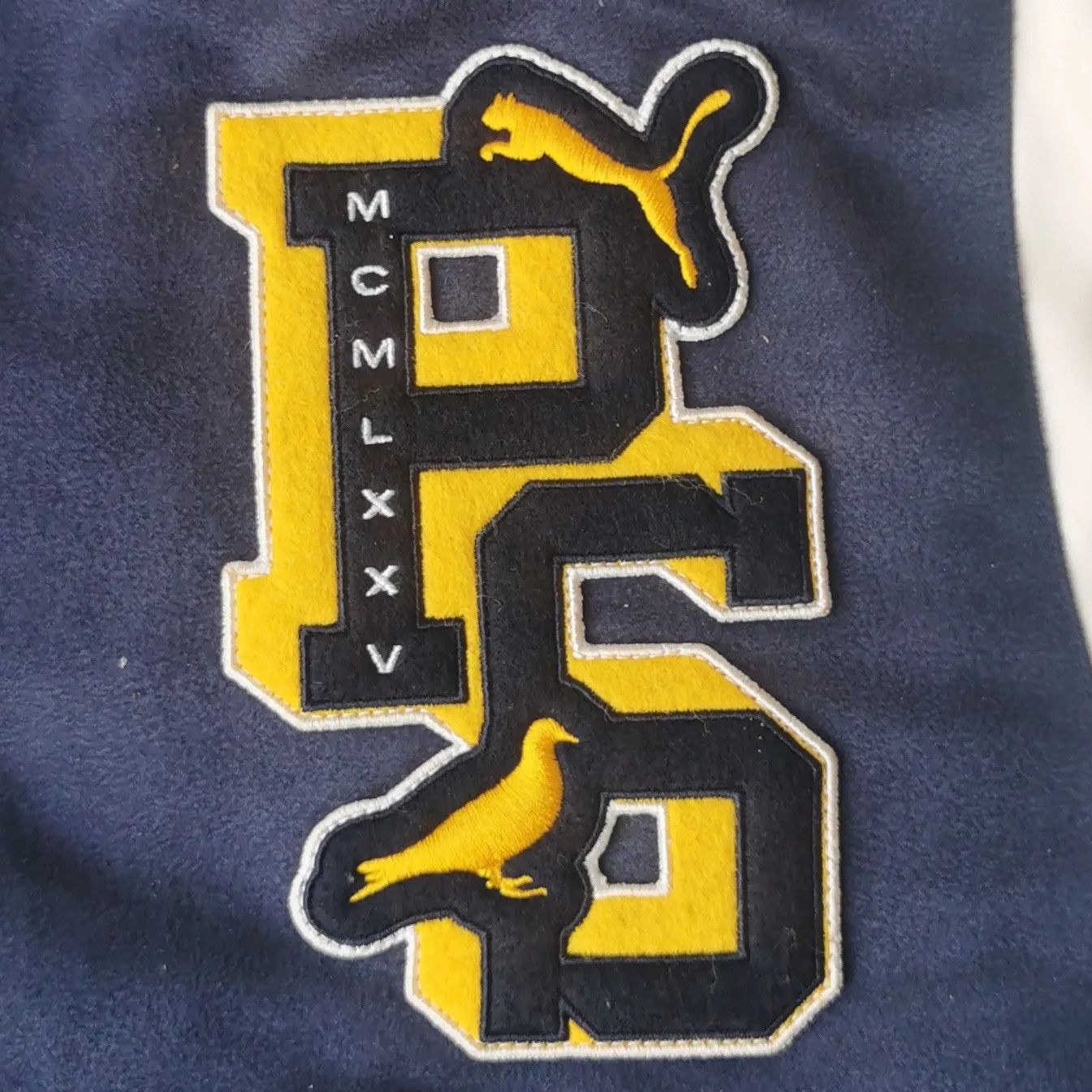 Puma × Staple Puma x Staple Varsity Jacket ‘New Navy’ Size US L / EU 52-54 / 3 - 3 Thumbnail