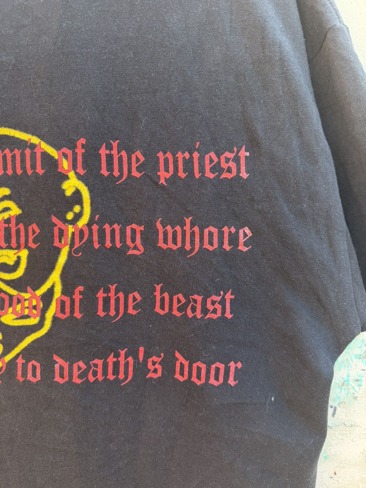 Vintage 1996 Venom Black Metal Tee Size US XL / EU 56 / 4 - 7 Thumbnail