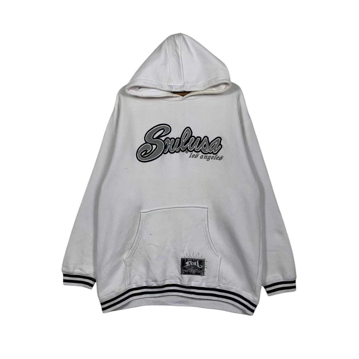 Japanese Brand SOUL USA Los Angeles Big Logo Pullover Hoodies #1770-C78 Size US L / EU 52-54 / 3 - 1 Thumbnail