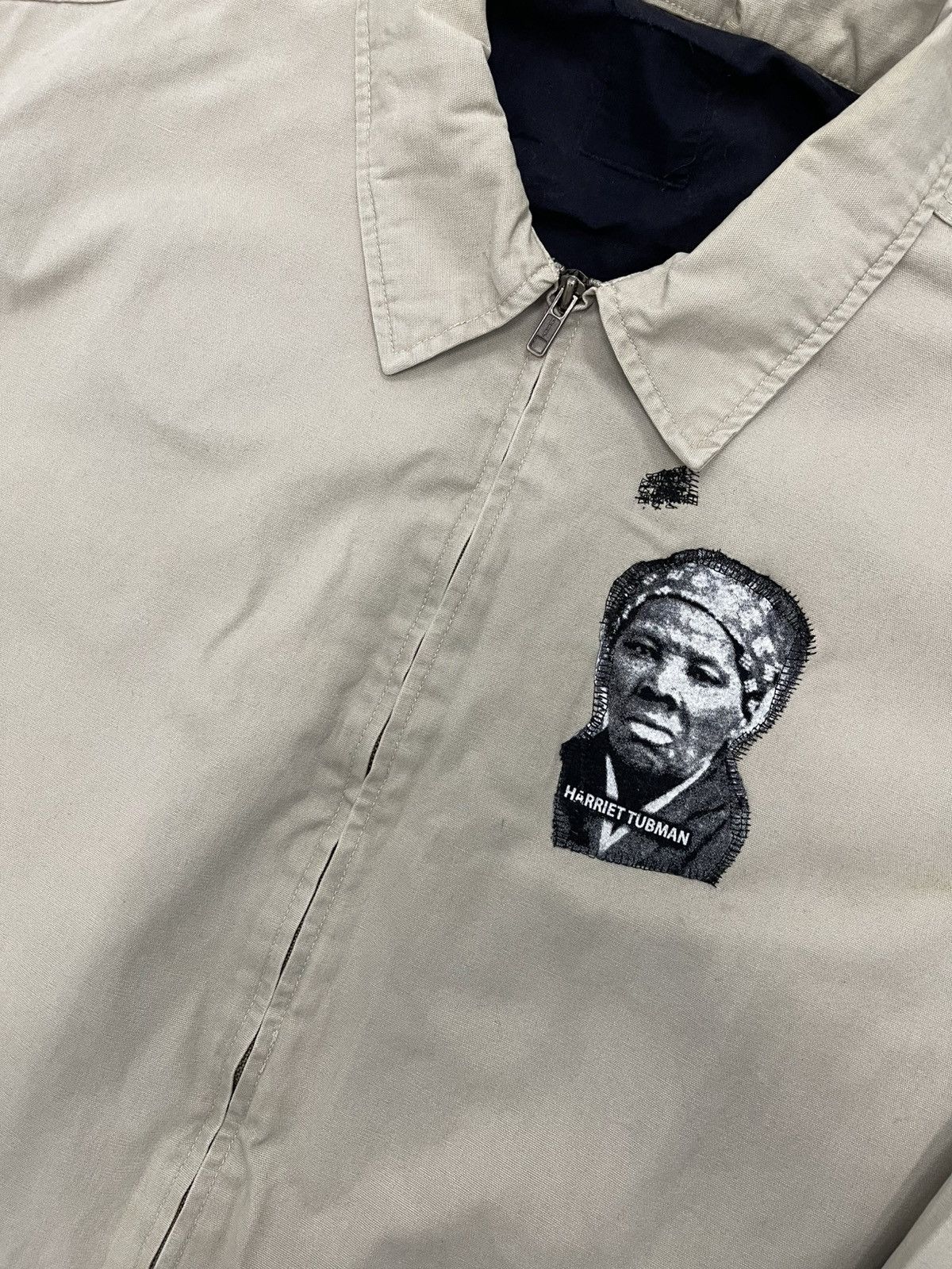 Other HARRIET TUBMAN "TUBMAN MUSEUM" PATCHWORK KHAKI WORK JACKET Size US L / EU 52-54 / 3 - 3 Thumbnail