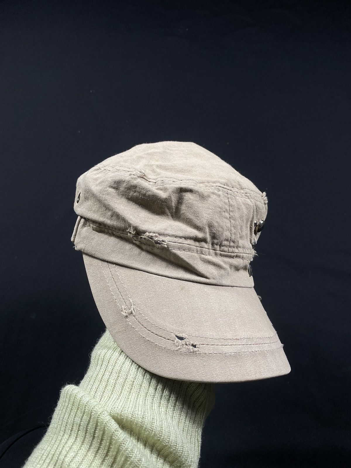 20471120 Distressed Cadet HAT Punk Size ONE SIZE - 2 Thumbnail