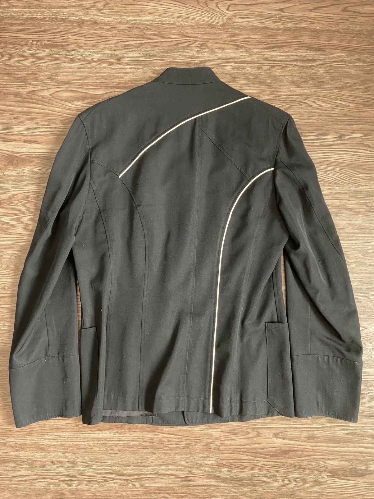 Yohji Yamamoto Yohji Yamamoto Pour Homme Wool Gabardine Cubist Jacket SS12 Size US M / EU 48-50 / 2 - 5 Thumbnail