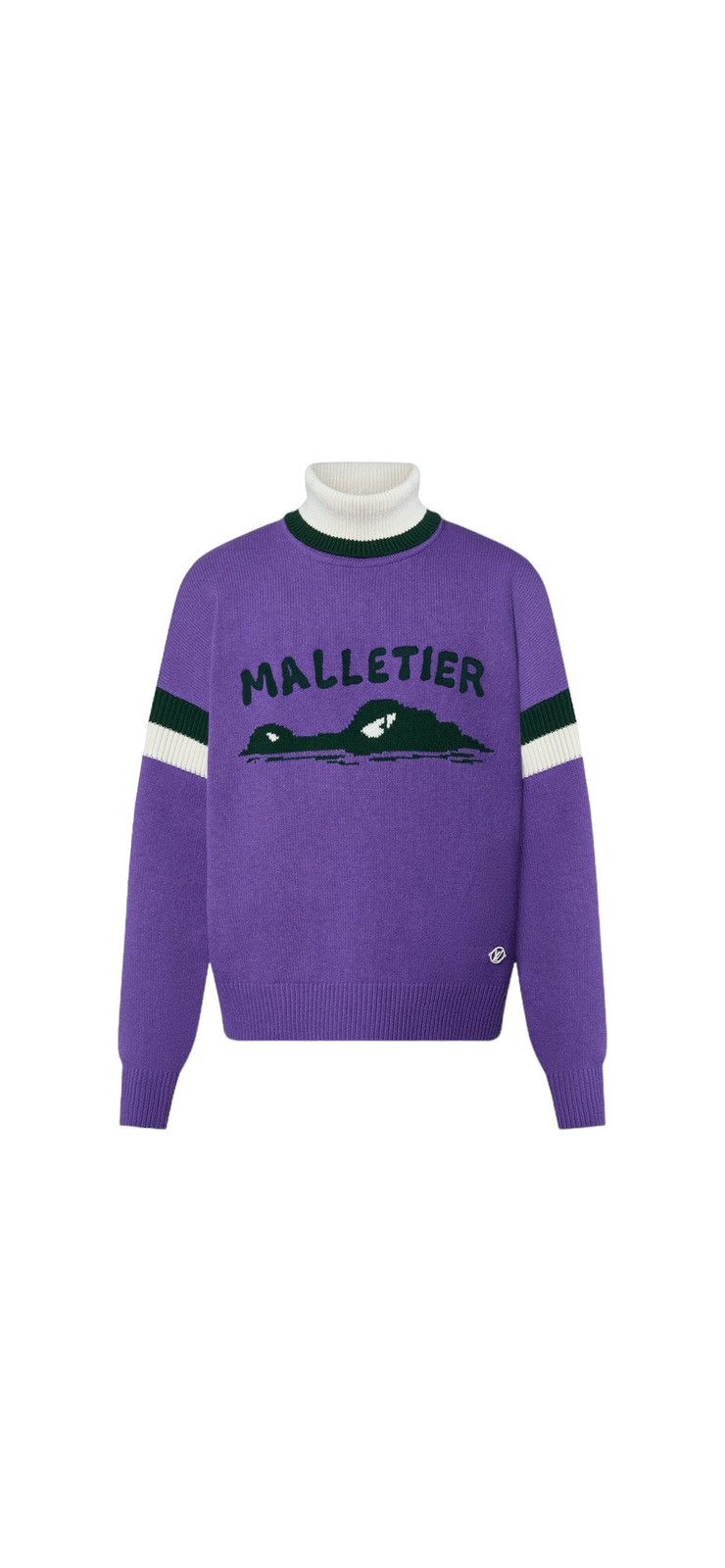 Image of Louis Vuitton Rollneck Pullover in Purple, Men's (Size Small)