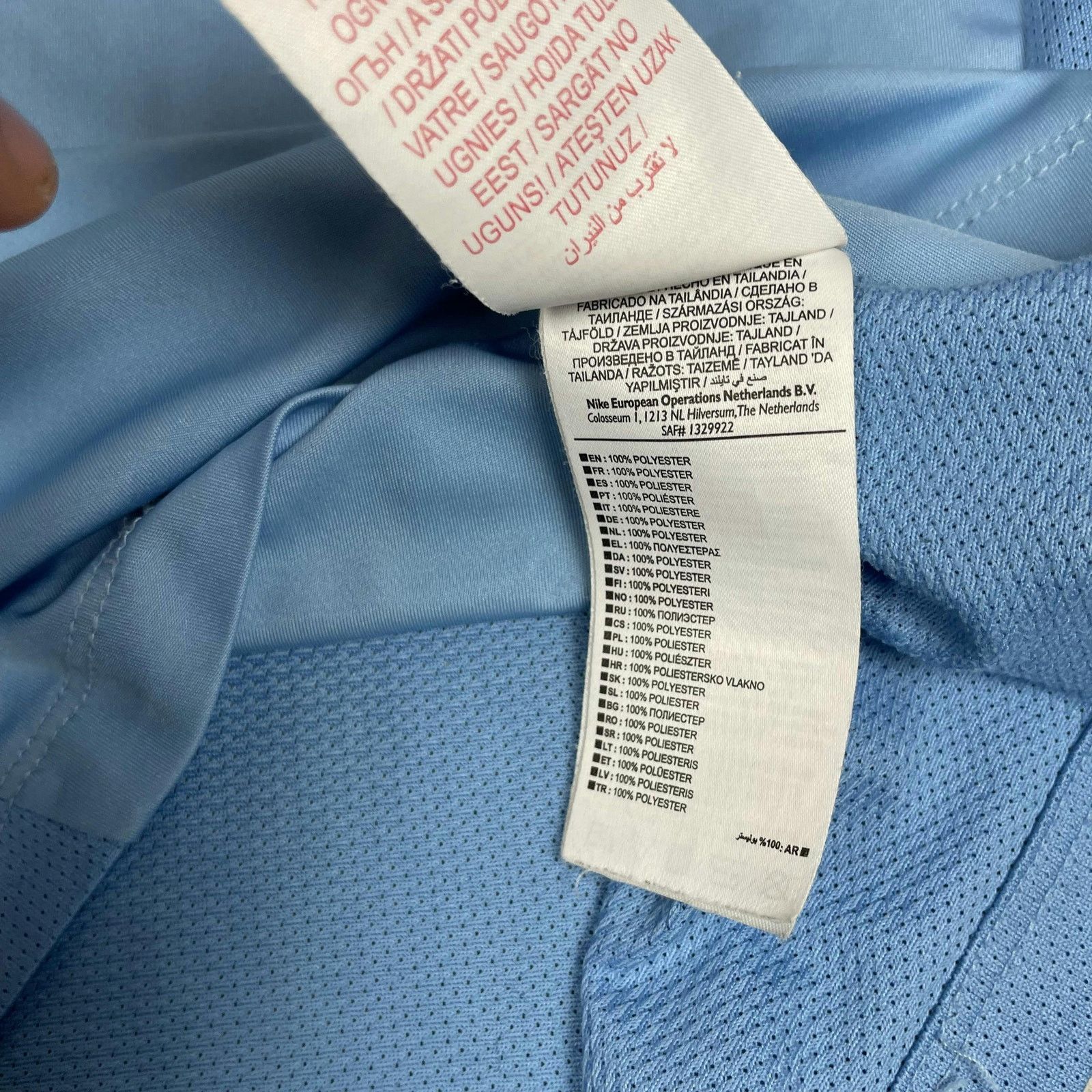 Nike Nike Blue Manchester City F.C. Short Sleeve Jersey Small Size US S / EU 44-46 / 1 - 10 Thumbnail