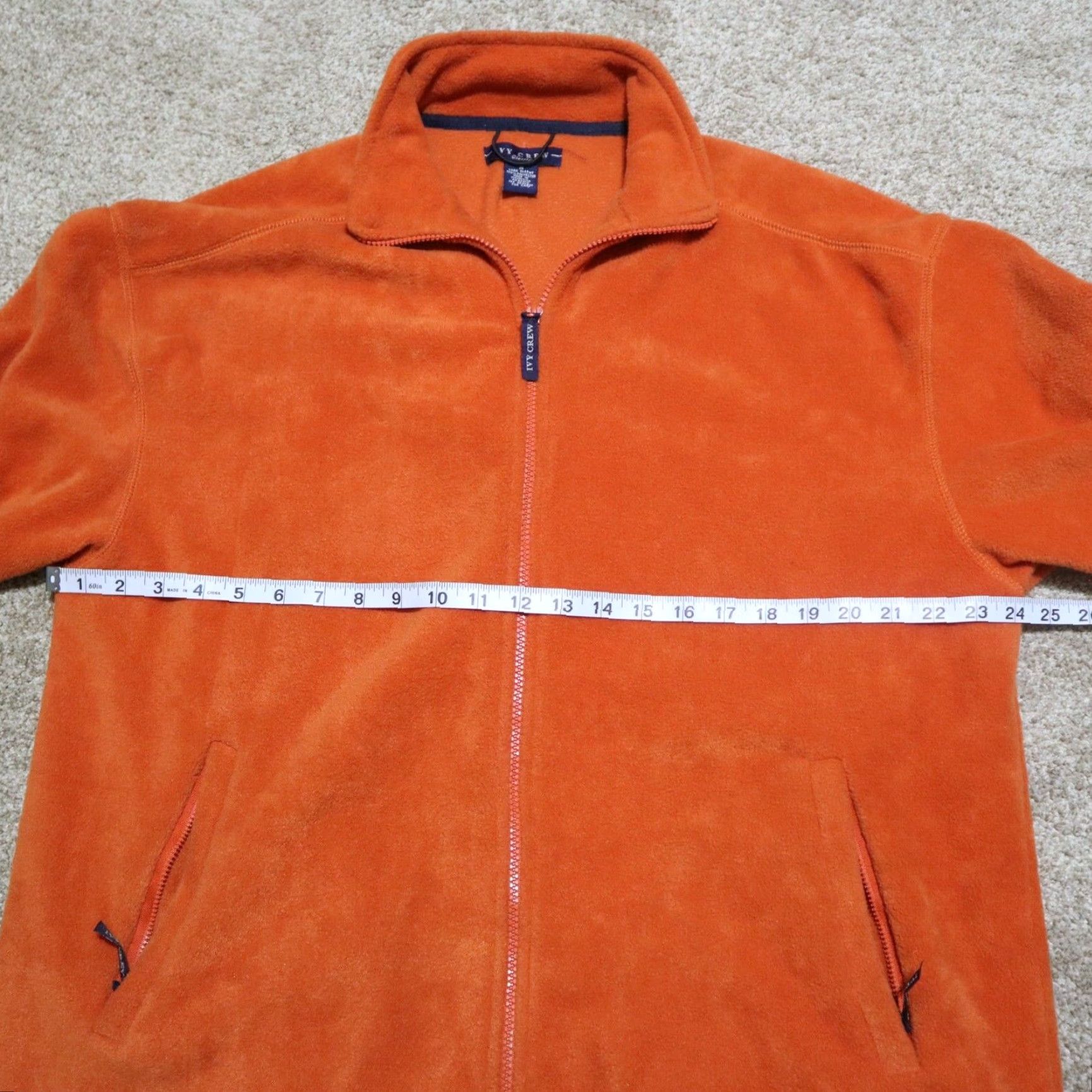 Vintage Ivy Crew Jacket Orange Fleece Full Zip Pockets Size M Medium Men Ivy Crew Jacket Fleece Orange Full Zip Pockets Size M Mens Size US M / EU 48-50 / 2 - 4 Thumbnail