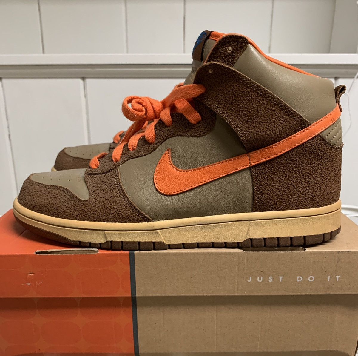 Nike Nike Dunk High Premium Fantastic Four The Thing 2006 Rare Size US 9.5 / EU 42-43 - 3 Thumbnail