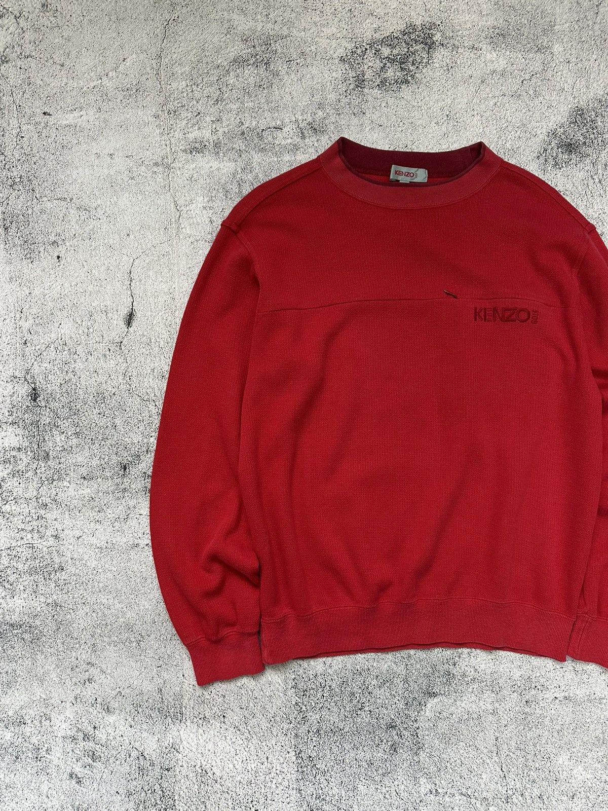 Kenzo Kenzo Golf Sweatshirt Embroidered Logo Red Japan Fit Size US M / EU 48-50 / 2 - 2 Thumbnail