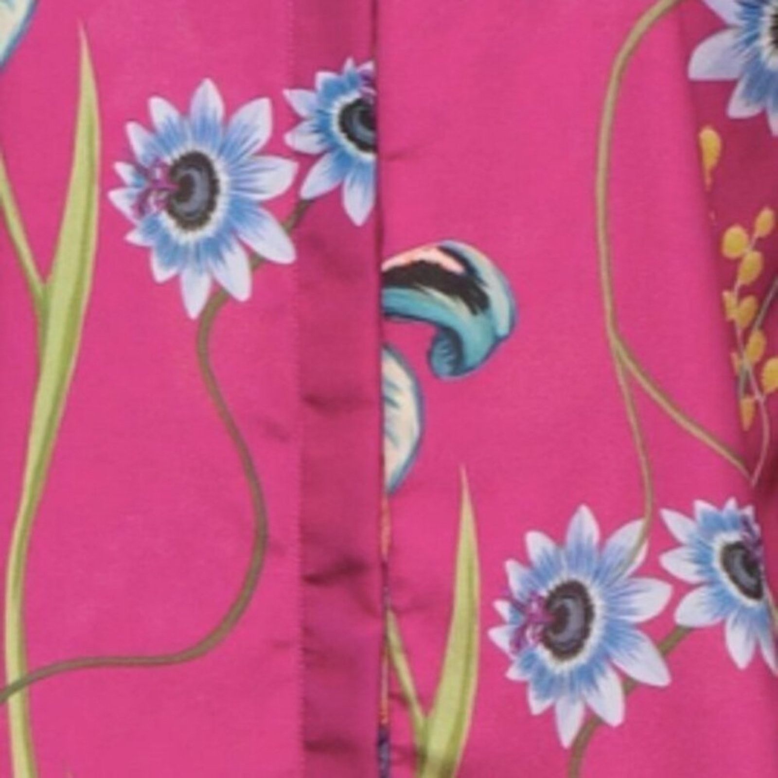 Other Borgo De Nor Floral blouse with ruffle collar Fuchsia size 8 Size M / US 6-8 / IT 42-44 - 2 Thumbnail