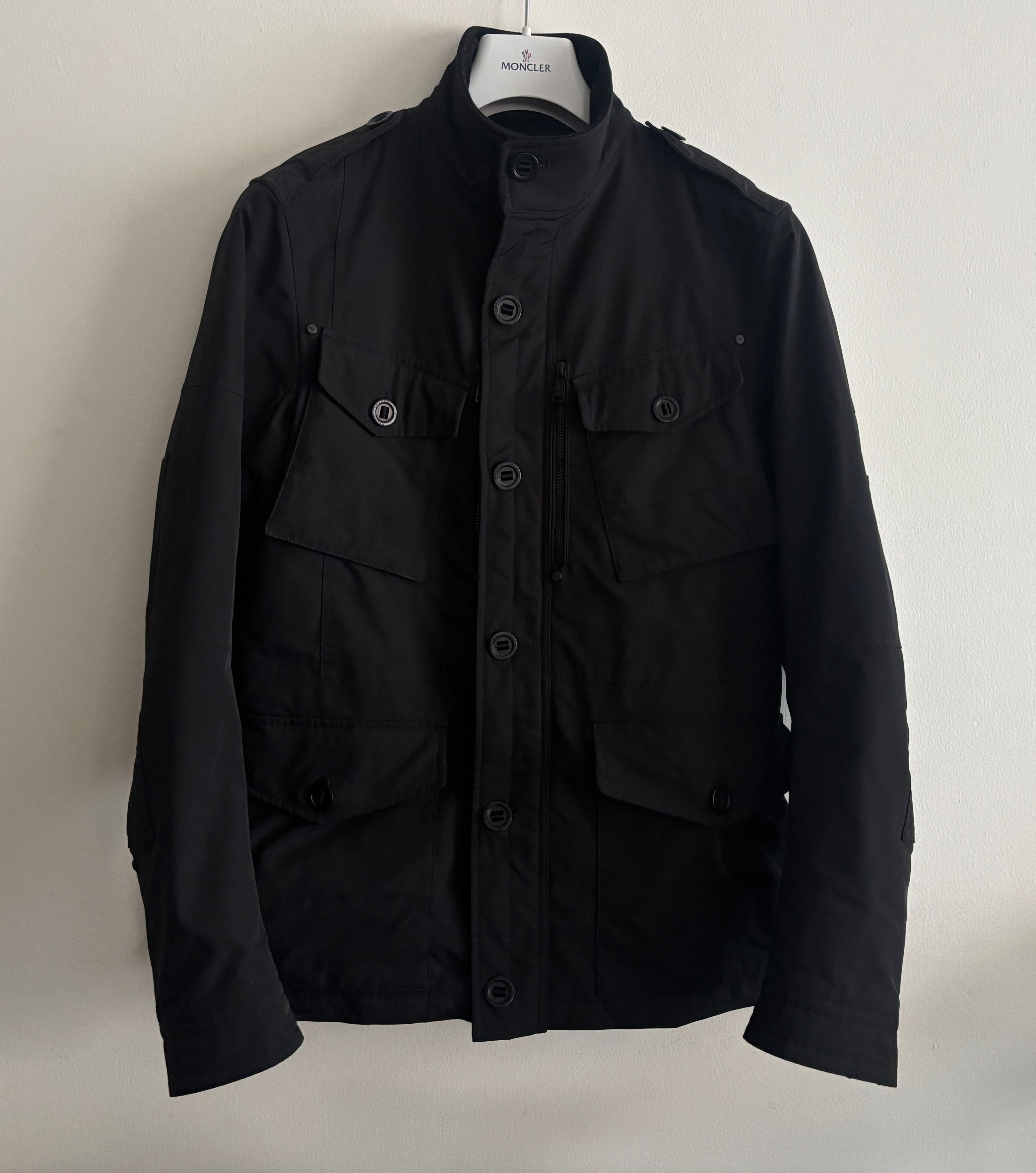 Polo Ralph Lauren $1145 Commander Field Jacket, Black Nylon - Small Size US S / EU 44-46 / 1 - 1 Thumbnail