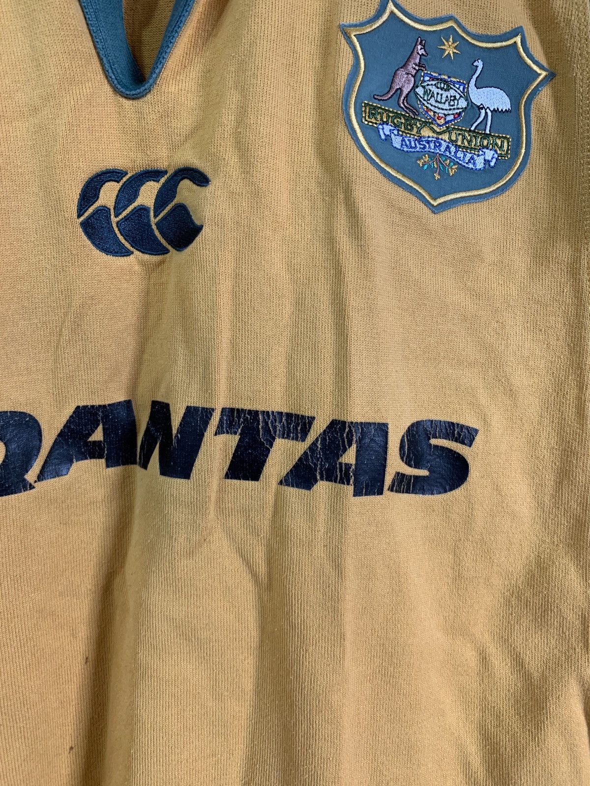 Canterbury of New Zealand × Vintage Australia Home Rugby Union Shirt Canterbury Jersey Size M Size US M / EU 48-50 / 2 - 6 Thumbnail