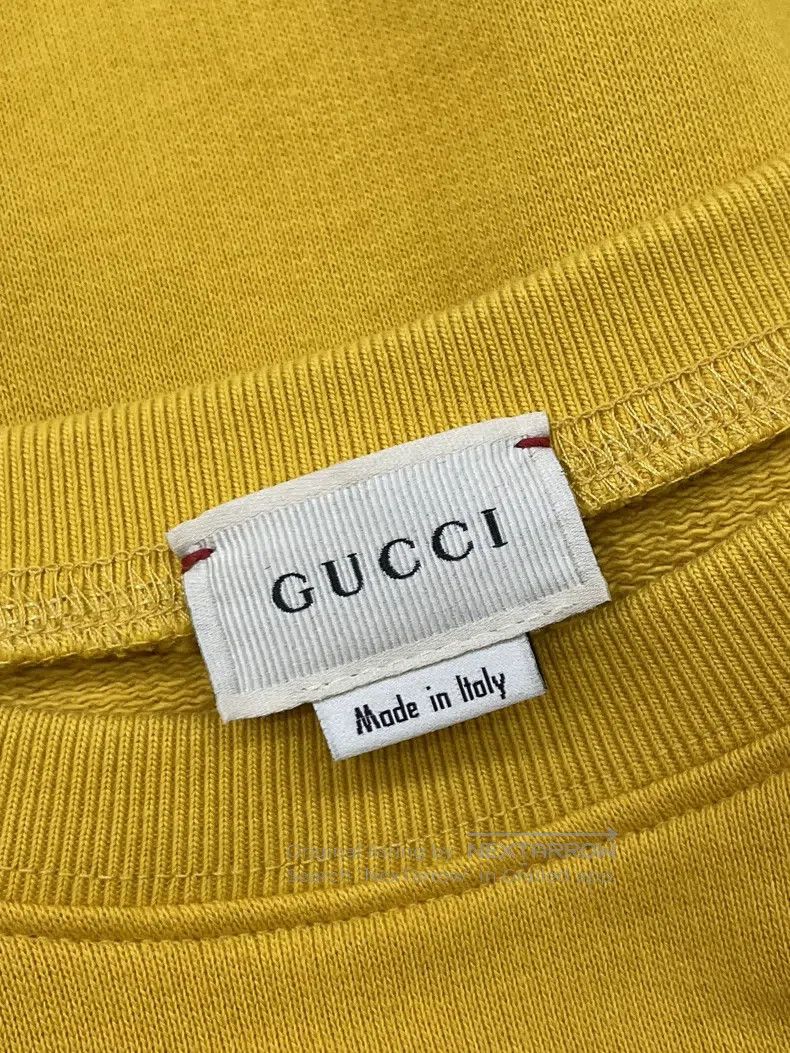 Gucci Gucci Size10 Yellow bow and diamond sweatshirt Size M / US 6-8 / IT 42-44 - 4 Thumbnail