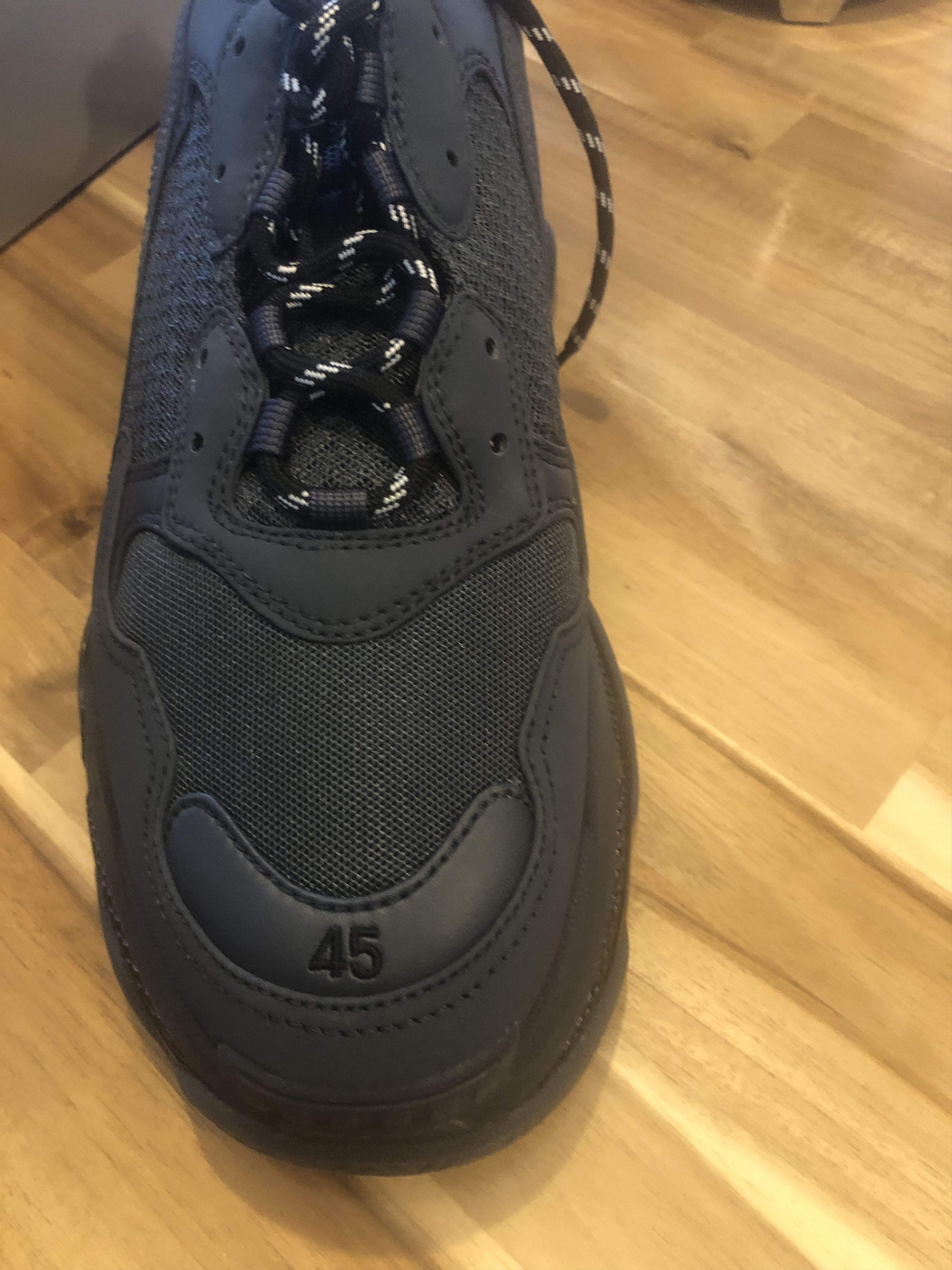 Balenciaga NEW NWT Balenciaga Sneakers TRIPLE S Dark Grey Size US 12 / EU 45 - 6 Thumbnail