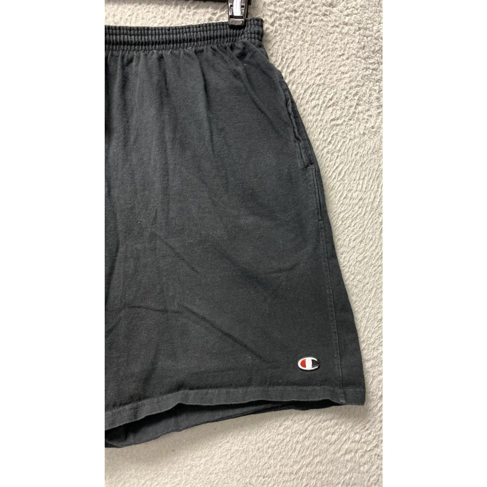 Champion Champion Shorts Mens L Elastic Waist Athletic Charcoal / 107-31 Size US 33 - 2 Thumbnail