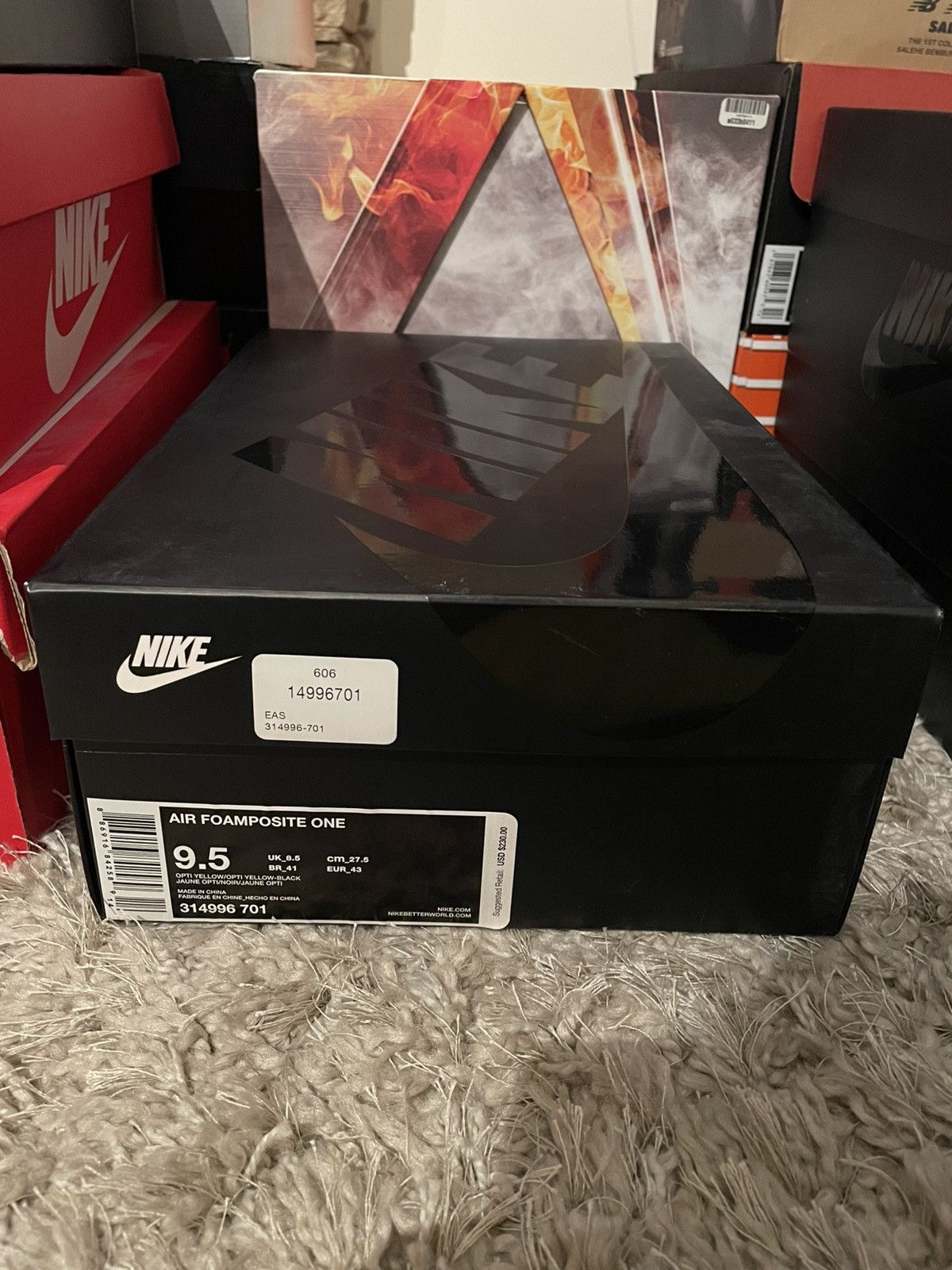 Nike Nike Air Foamposite One Wu Tang Size US 9.5 / EU 42-43 - 9 Thumbnail