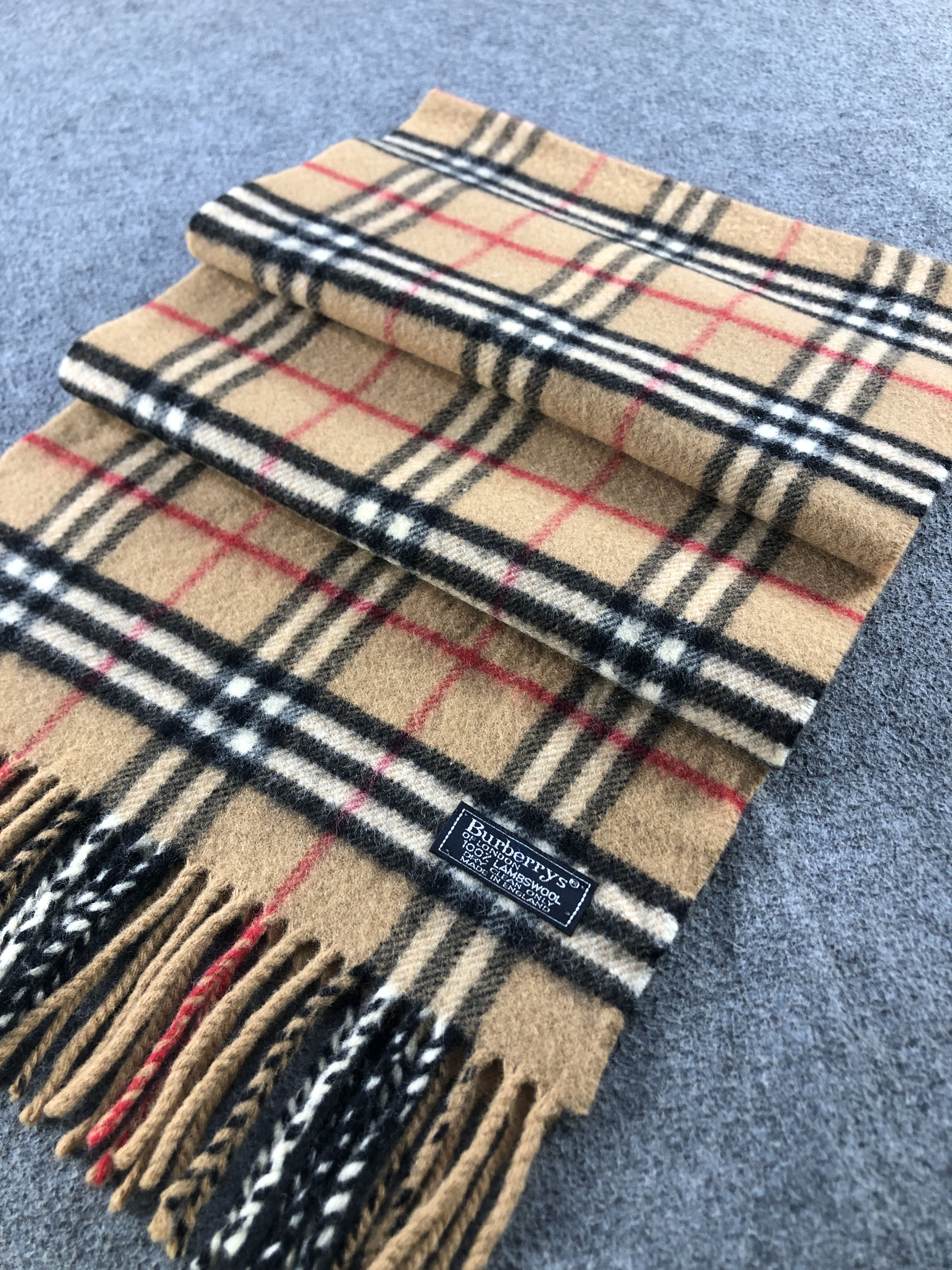 Burberry Burberry Wool Scarf / Muffler / Neckwear P773 Size ONE SIZE - 3 Thumbnail