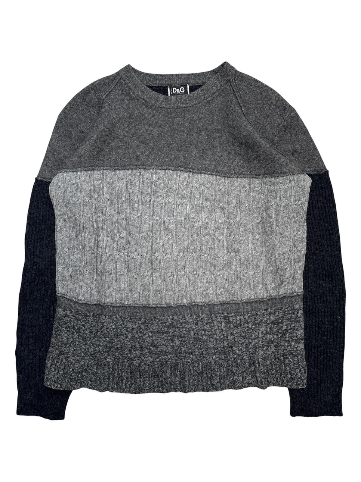 Dolce & Gabbana 2000s Panel Knit Sweater Size US M / EU 48-50 / 2 - 1 Thumbnail
