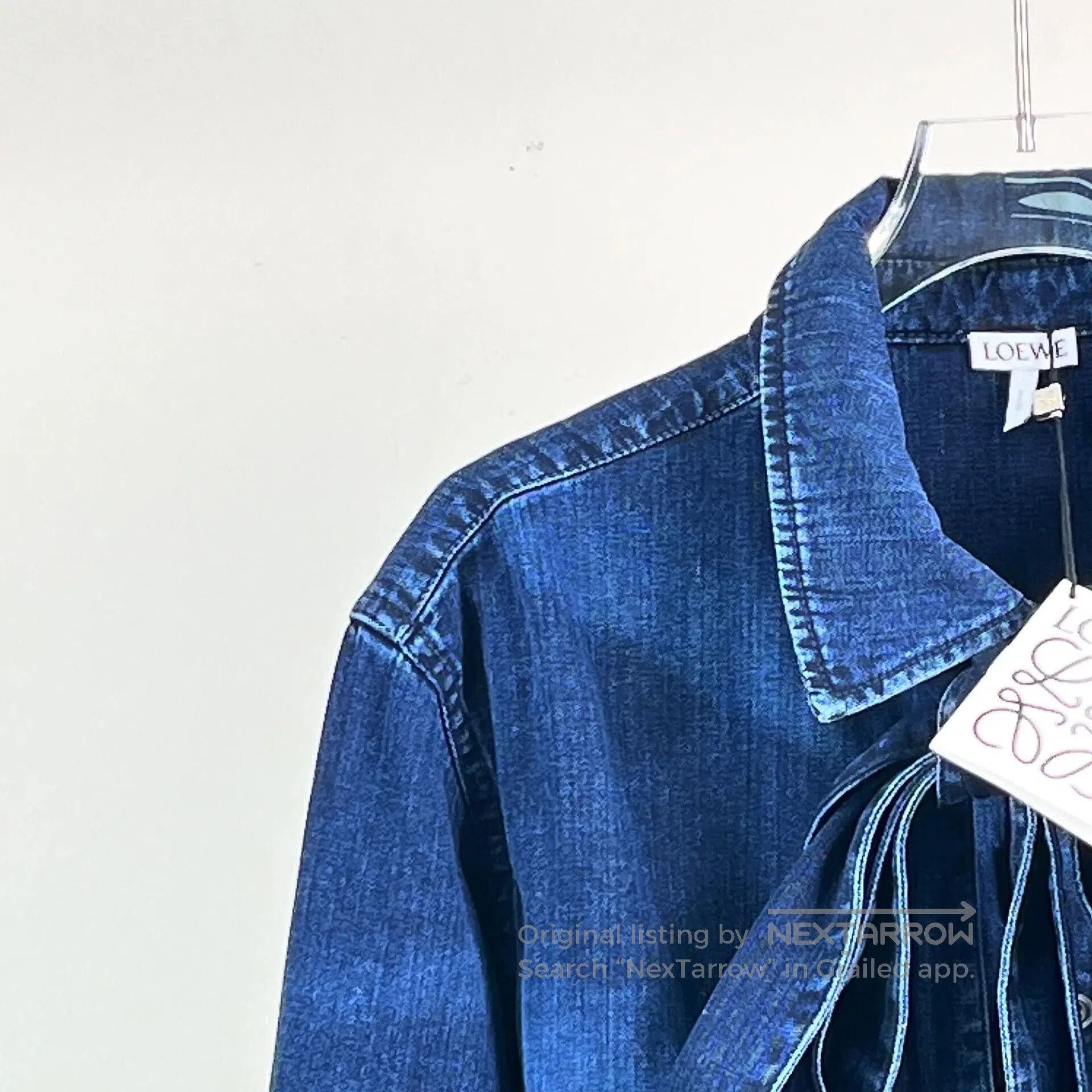 Loewe LOEWE Blue Bow Denim Jacket. Size M / US 6-8 / IT 42-44 - 6 Thumbnail