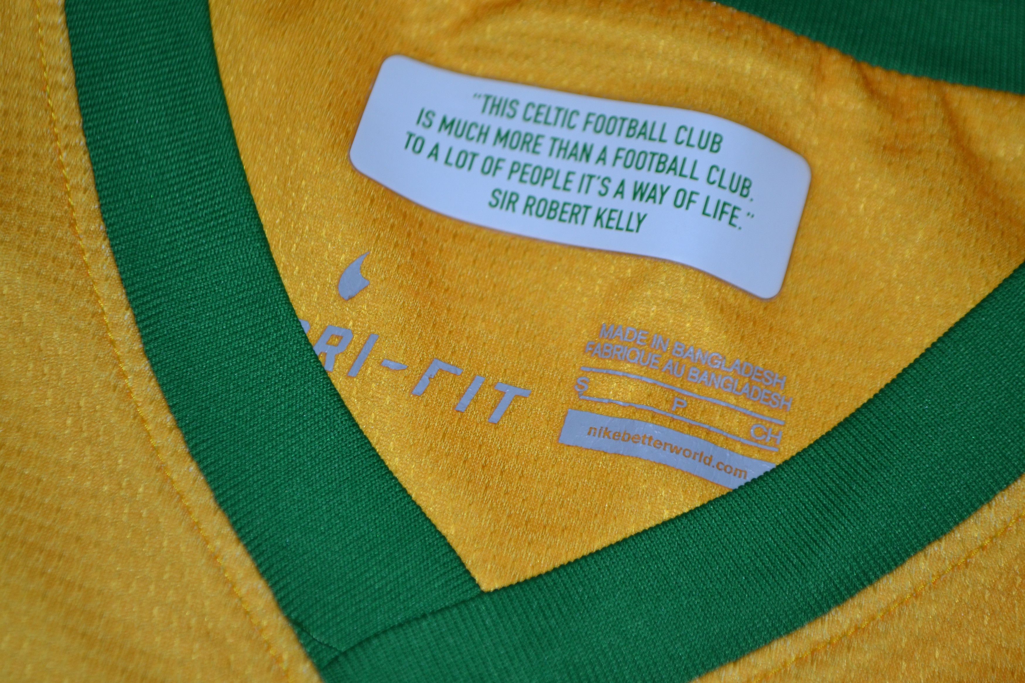 Nike Celtic Away Kit 2013 2014 Football Shirt Soccer Jersey Size US S / EU 44-46 / 1 - 3 Thumbnail