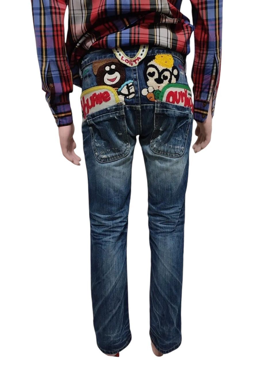 Japanese Brand × Other Lolita Jeans Nice Design Embroidery Cartoon Art Size US 29 - 1 Thumbnail