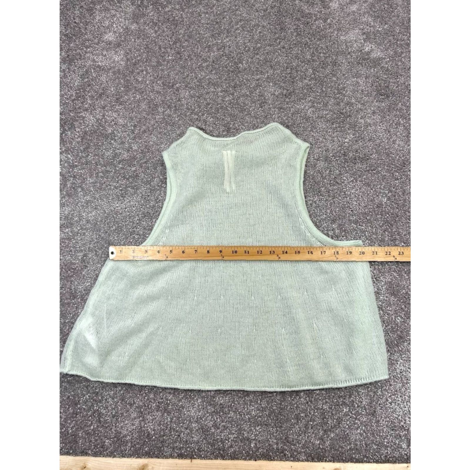 Anthropologie Anthropologie Shirt Womens Small Blue Cashmere Knit Tank Top Size S / US 4 / IT 40 - 5 Thumbnail