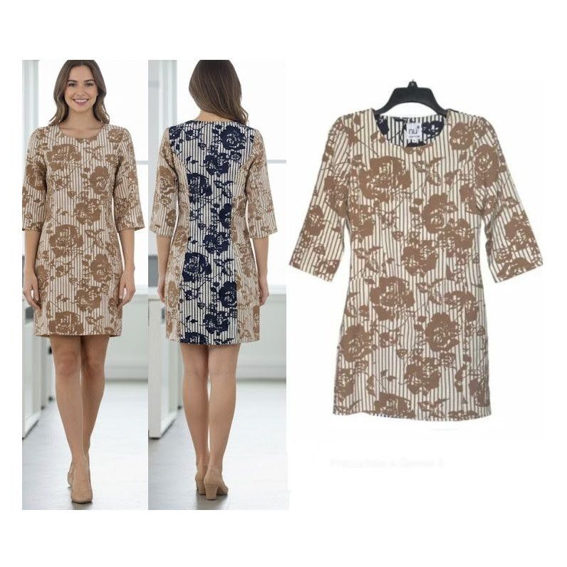 Other ❤️NEW YORK Womens Size S Two Tone Mini Dress Formal Minimali Size S / US 4 / IT 40 - 1 Thumbnail