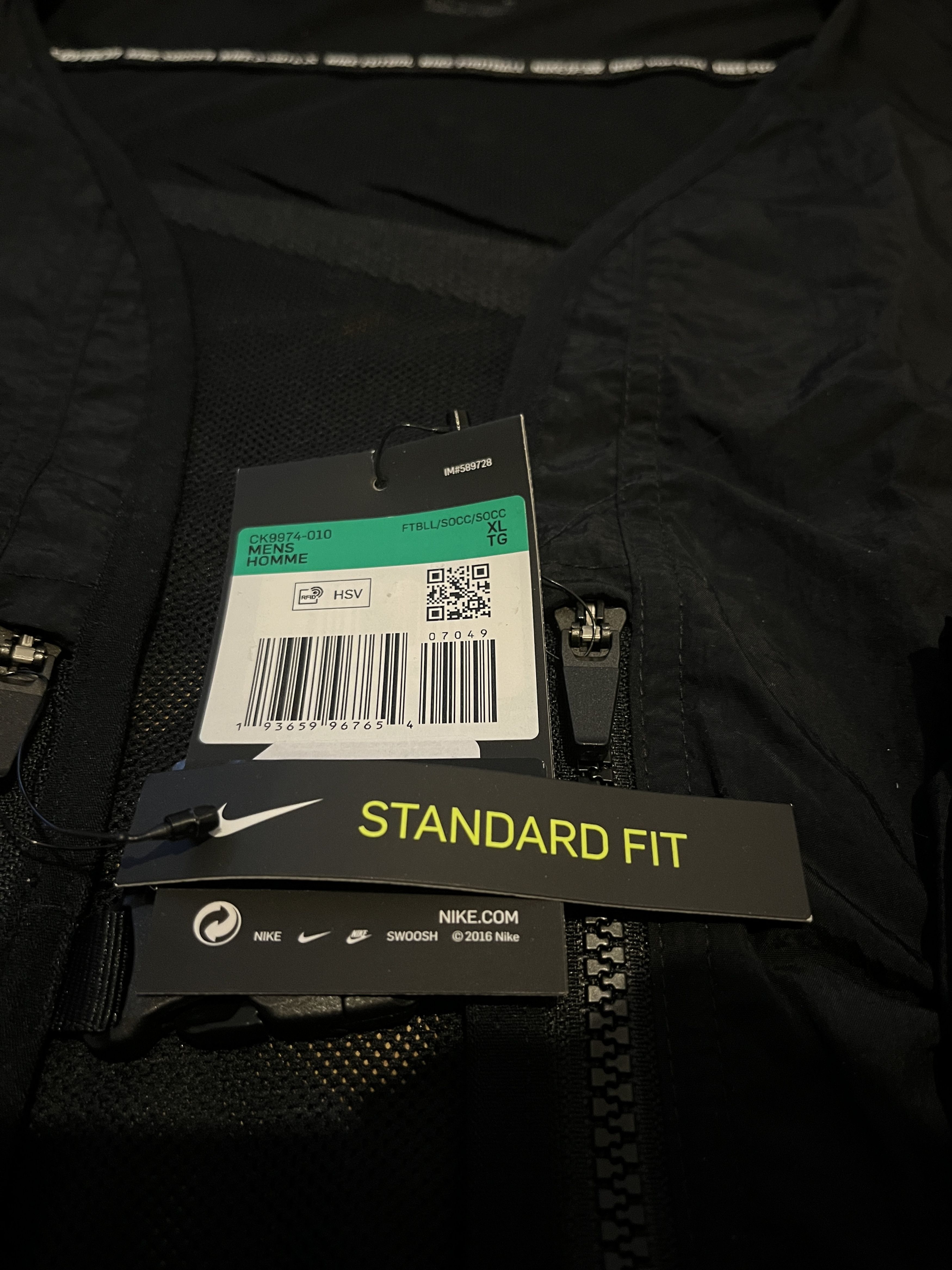 Nike Nike F.C. Detachable Functional Football Vest Black XL Size US XL / EU 56 / 4 - 9 Thumbnail