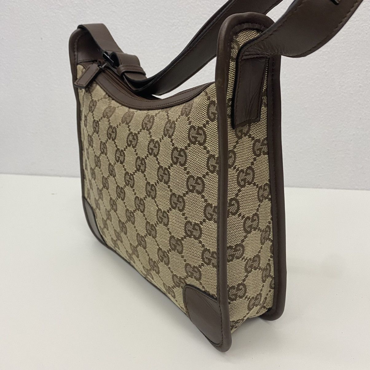 Gucci AUTHENTIC GUCCI GG CANVAS SHOULDER BAG Size ONE SIZE - 7 Thumbnail