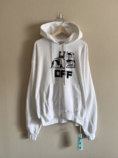 Off white hoodie poshmark sales