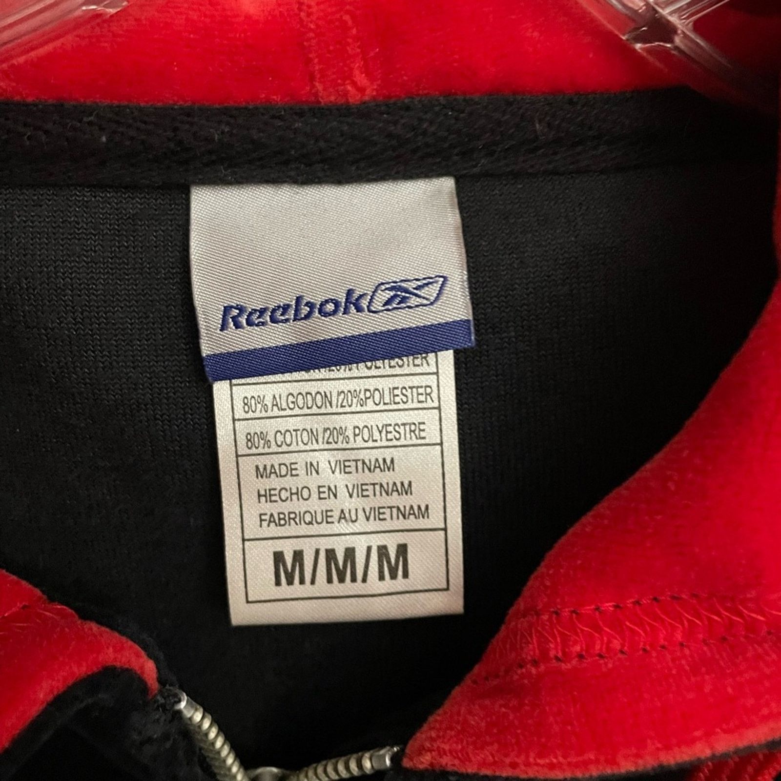 Reebok Reebok Houston Rockets NBA Cropped Red Embroidered HoodieM Size M / US 6-8 / IT 42-44 - 7 Thumbnail