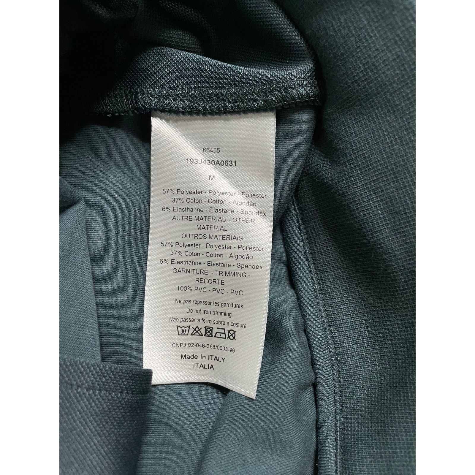 Dior Dior Small Logo Zip Up Turquoise Medium Used Size US M / EU 48-50 / 2 - 3 Thumbnail