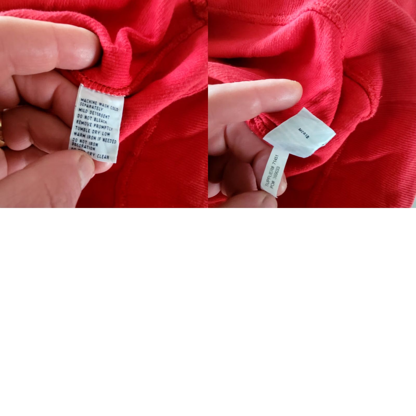 Polo Ralph Lauren Polo Ralph Lauren Red L Shawl Collar Sweatshirt – Vintage – Men – Size L Size US L / EU 52-54 / 3 - 8 Thumbnail