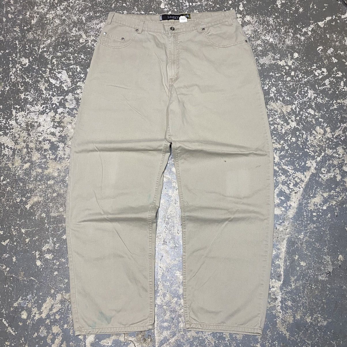 JNCO × Levi's × Vintage Vintage Levi’s Silvertab Baggy Tan Pants 90s Size US 40 / EU 56 - 4 Thumbnail
