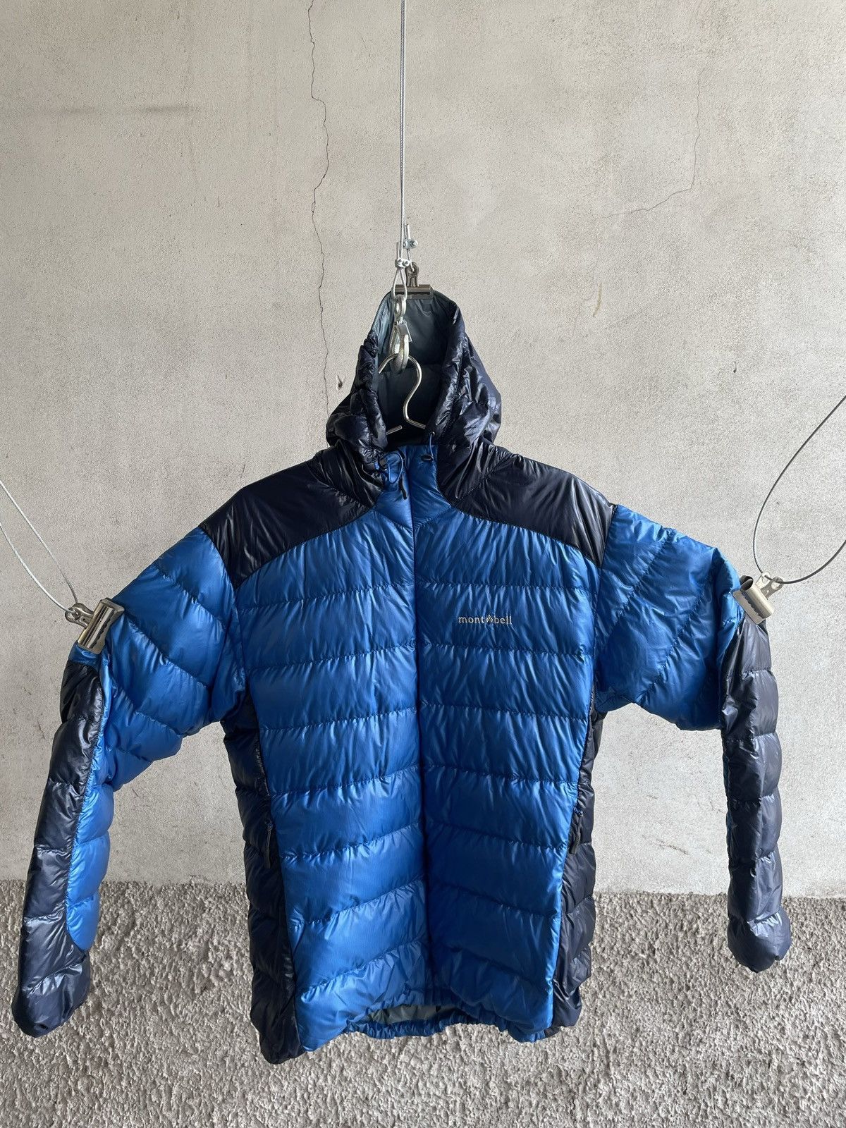 montbell bicolor puffer jacket Y2K-