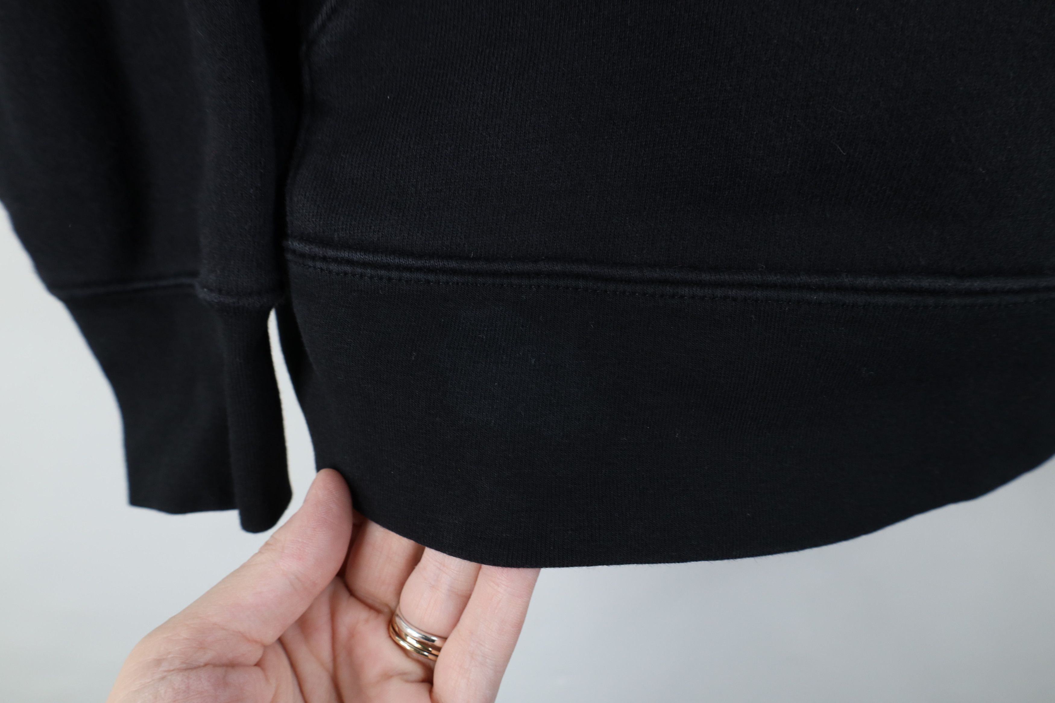 Athleta Athleta Faded Blank Heavyweight Hoodie Sweatshirt Black Size M / US 6-8 / IT 42-44 - 4 Thumbnail