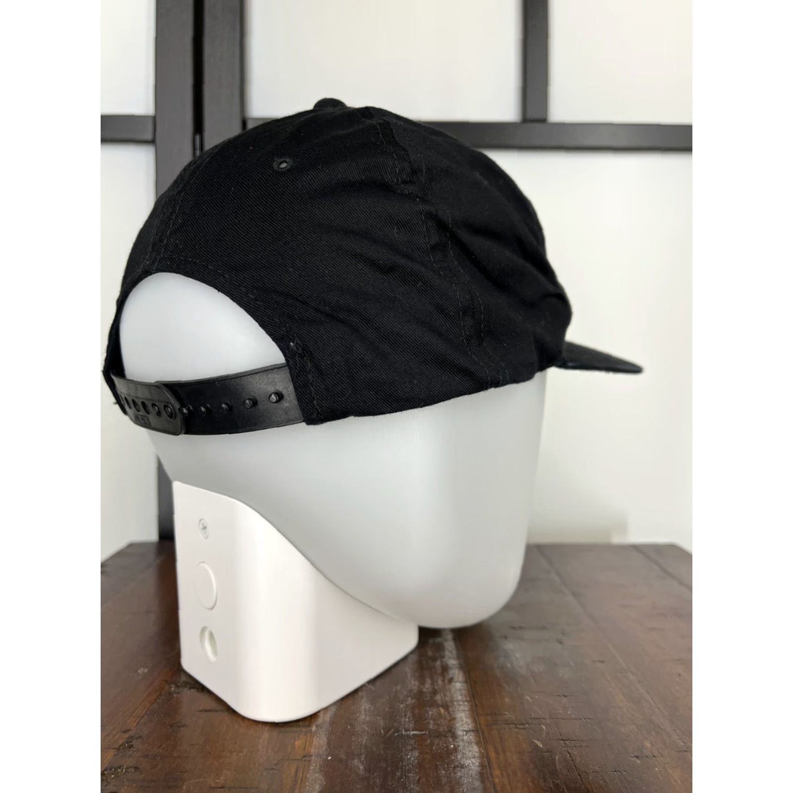 Vintage VINTAGE? No, it's a Youngan Hat Co Snapback Hat Black 100% Cotton Twill Ski Logo Cap One Size Men Adjustable Adult Black Logo Ski Hat Size ONE SIZE - 7 Thumbnail