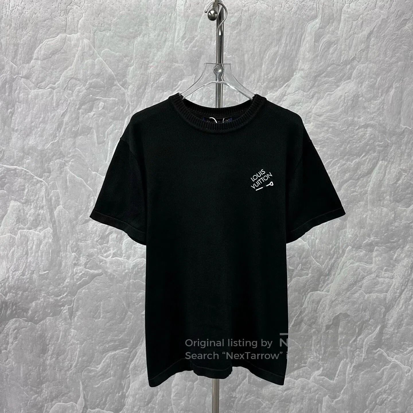 Louis Vuitton black louis vuitton short sleeve knit shirt. Size US M / EU 48-50 / 2 - 1 Thumbnail