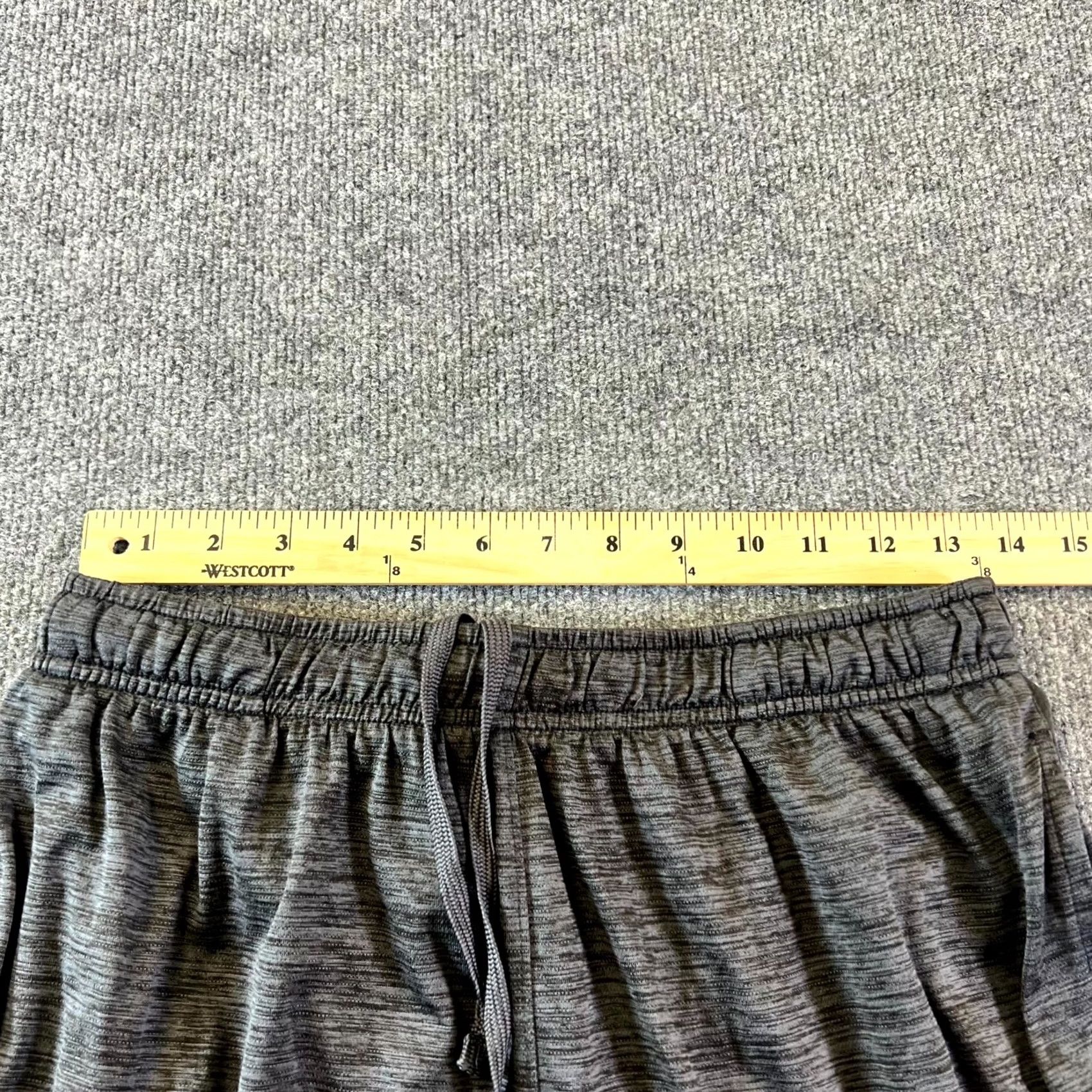 Vintage RBX Stratus Breezy Shorts Mens Medium Gray Space Dye Stretch Workout Performance Shorts Size US 31 - 3 Thumbnail