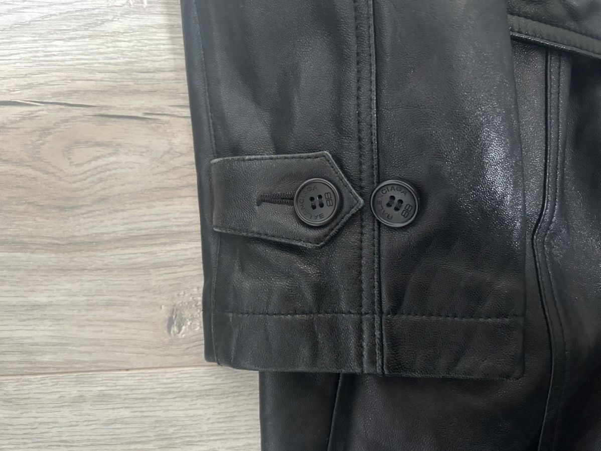 Balenciaga Balenciaga Leather Coat Size US L / EU 52-54 / 3 - 12 Thumbnail